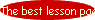 The best lesson packages in the mid
