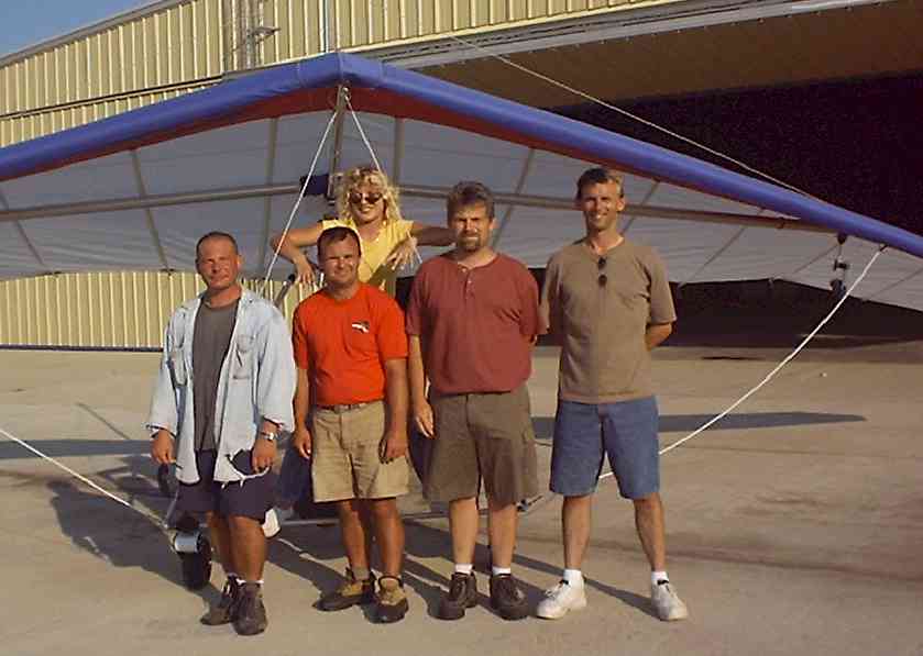 Some of Hang Glide Chicago's recently soloed pilots.